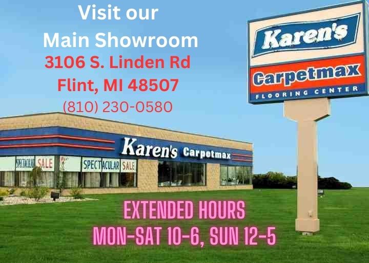 Flooring America Showroom at South Linden Road, Flint, MI stock LVT